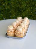 Toasted coconut & white chocolate cupcakes