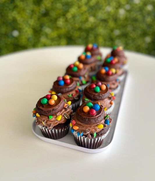 Cosmic Brownie Cupcake
