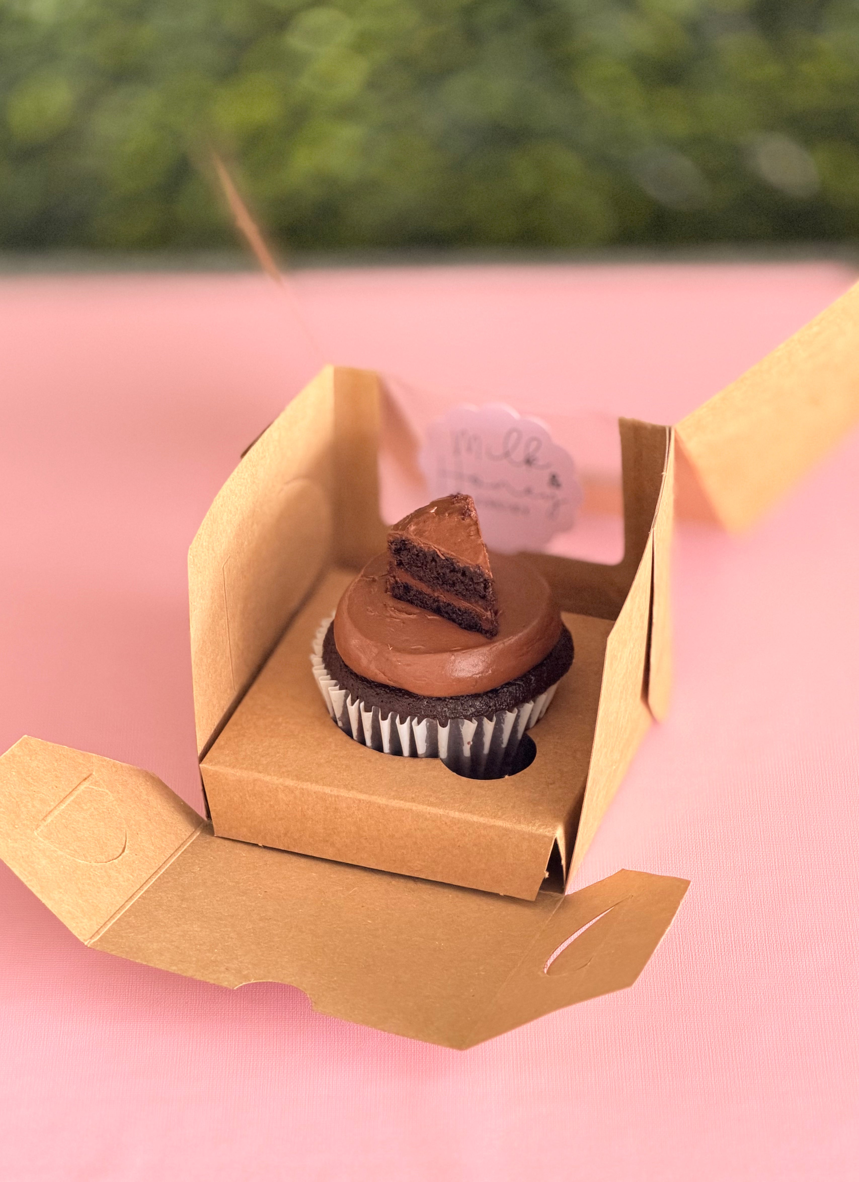 Individually boxed cupcakes